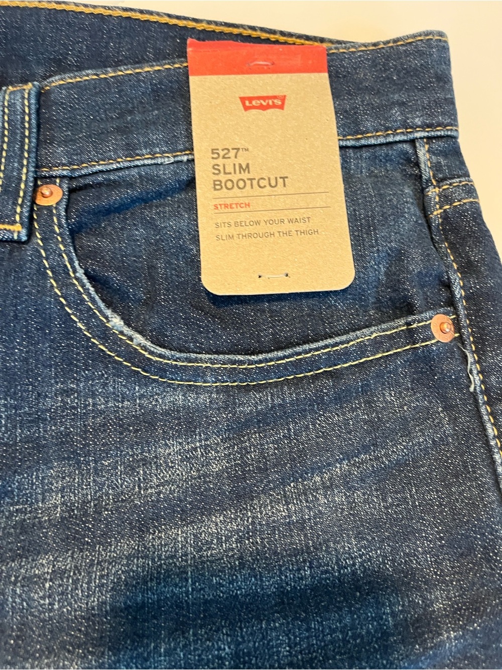 Men’s Levi's 527 Slim Bootcut Jeans - Dark Blue